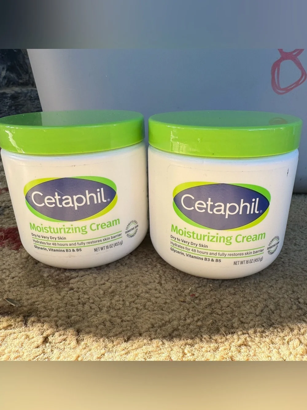 Lot of 2 Cetaphil Moisturizing Cream - Picture 1 of 3